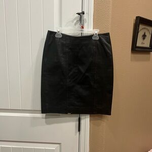 Sleek Black Pencil Skirt